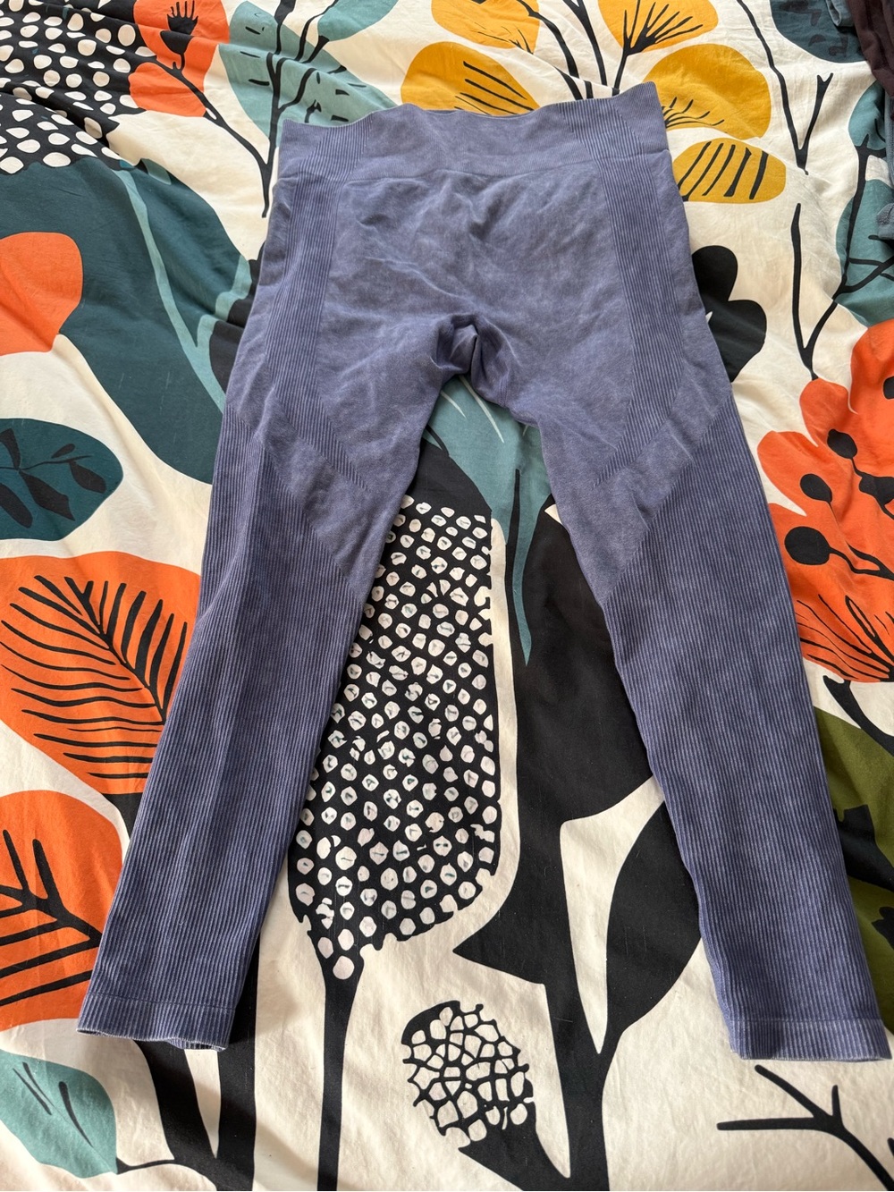 Adore Me Ribbed Leggings in Dusty Purple